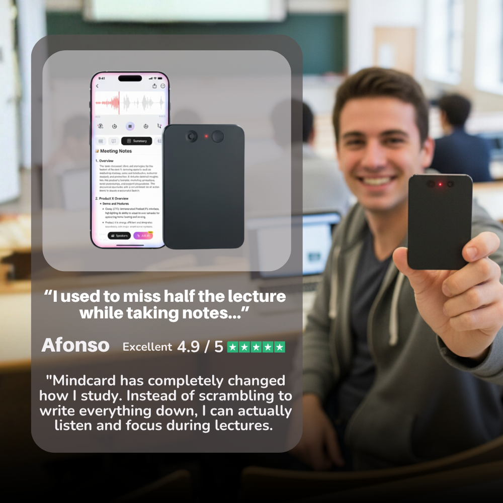Mindcard™ - Your A.I. Notes Assistant